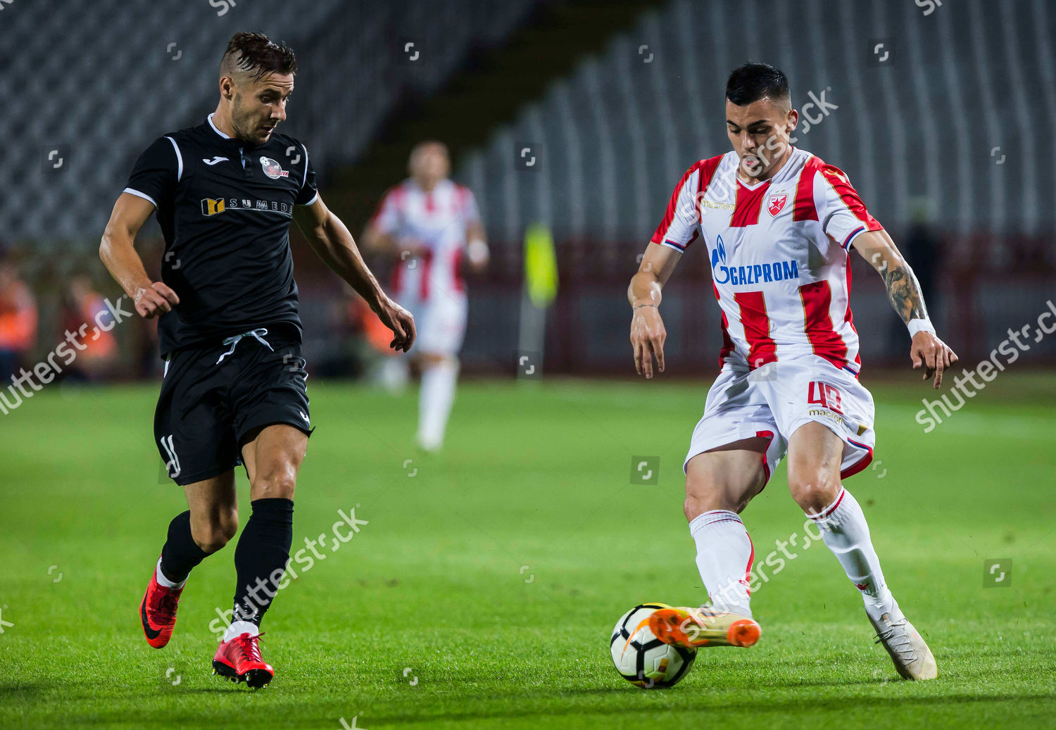 Nemanja Radonjic Red Star Belgrade Takes Editorial Stock Photo - Stock ...