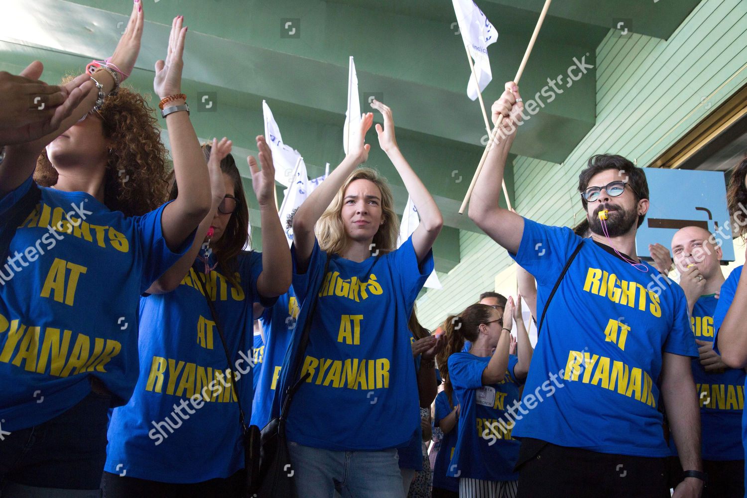 Workers Seen Protesting During Strike Editorial Stock Photo - Stock ...