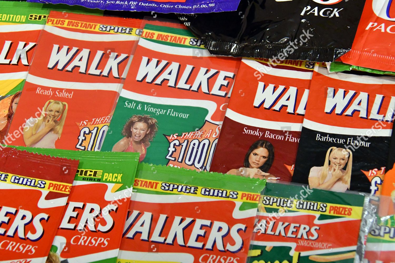 Spice Girls Walkers Crisps Packets Editorial Stock Photo Stock Image Shutterstock