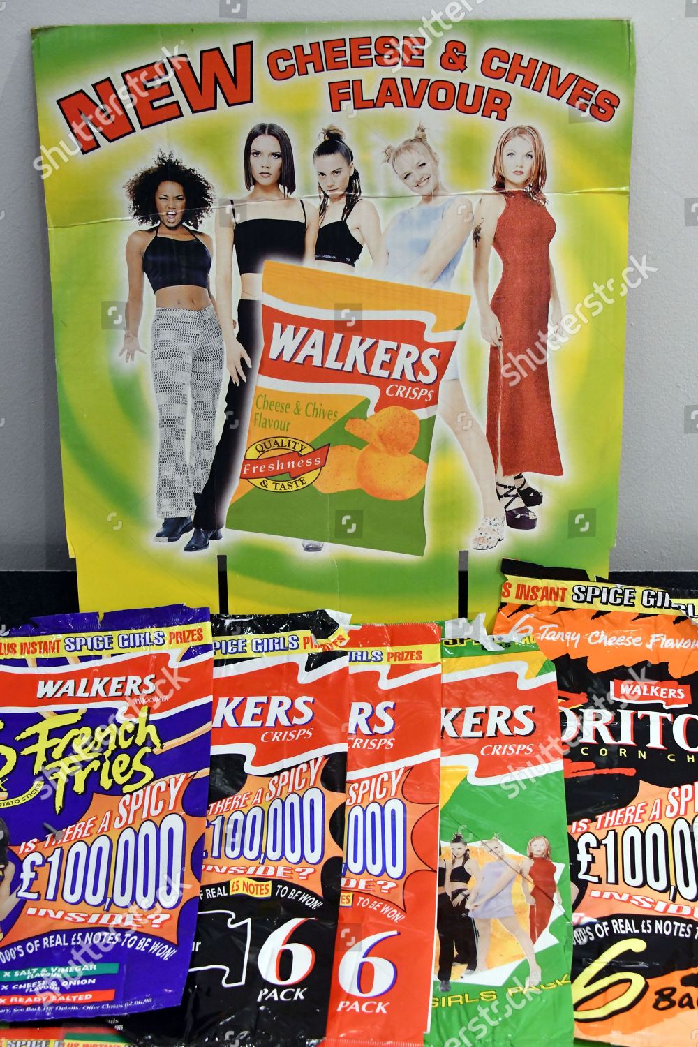 Spice Girls Walkers Crisps Packets Editorial Stock Photo Stock Image Shutterstock