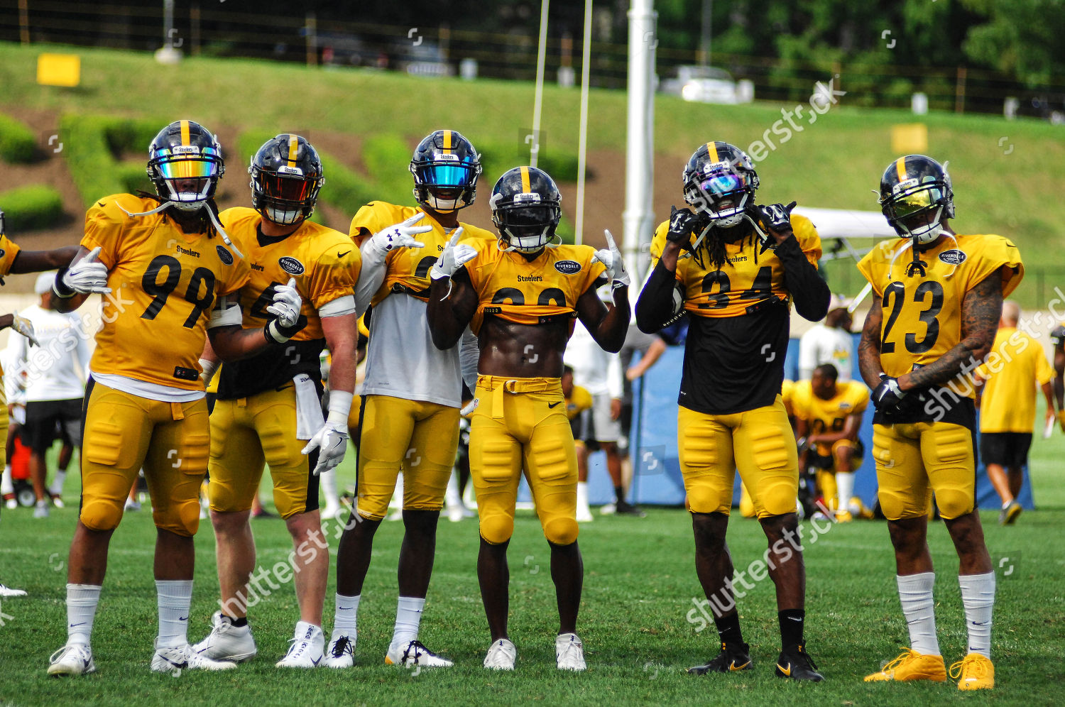 Th Steelers Keion Adams 99 Steelers Editorial Stock Photo - Stock Image ...