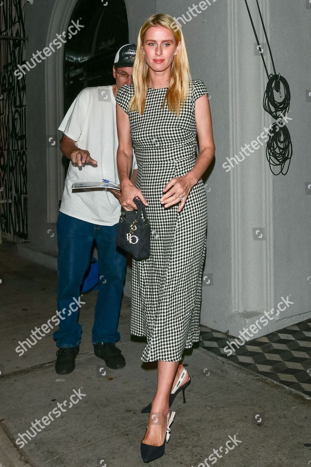 Nicky Hilton Rothschild Leaves Craigs Restaurant Editorial Stock Photo