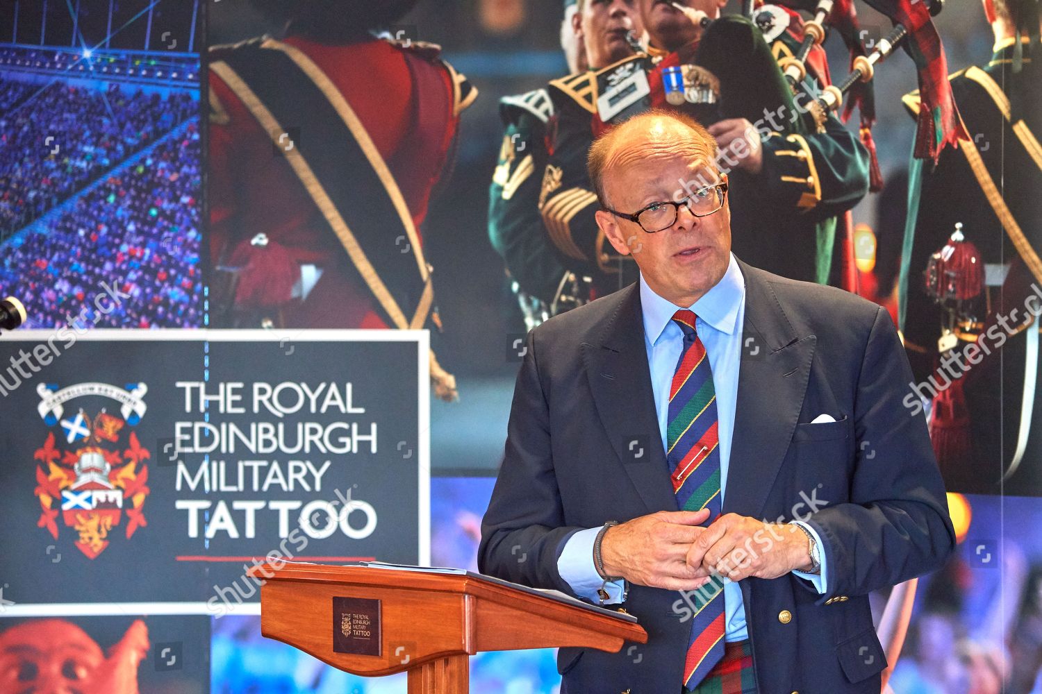 Tattoo Producer Brigadier David Allfrey Reveals Editorial Stock Photo ...