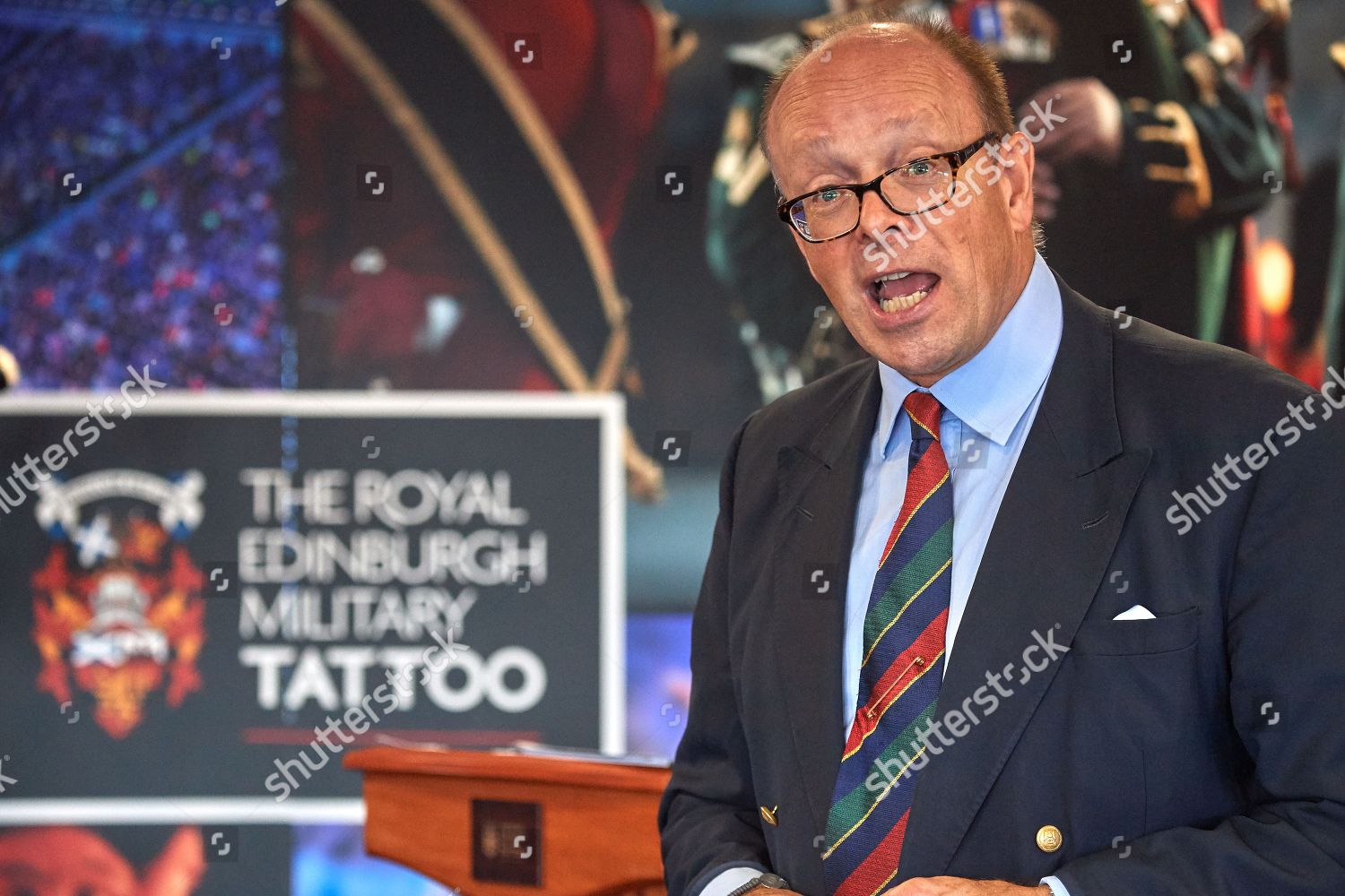 Tattoo Producer Brigadier David Allfrey Reveals Editorial Stock Photo ...