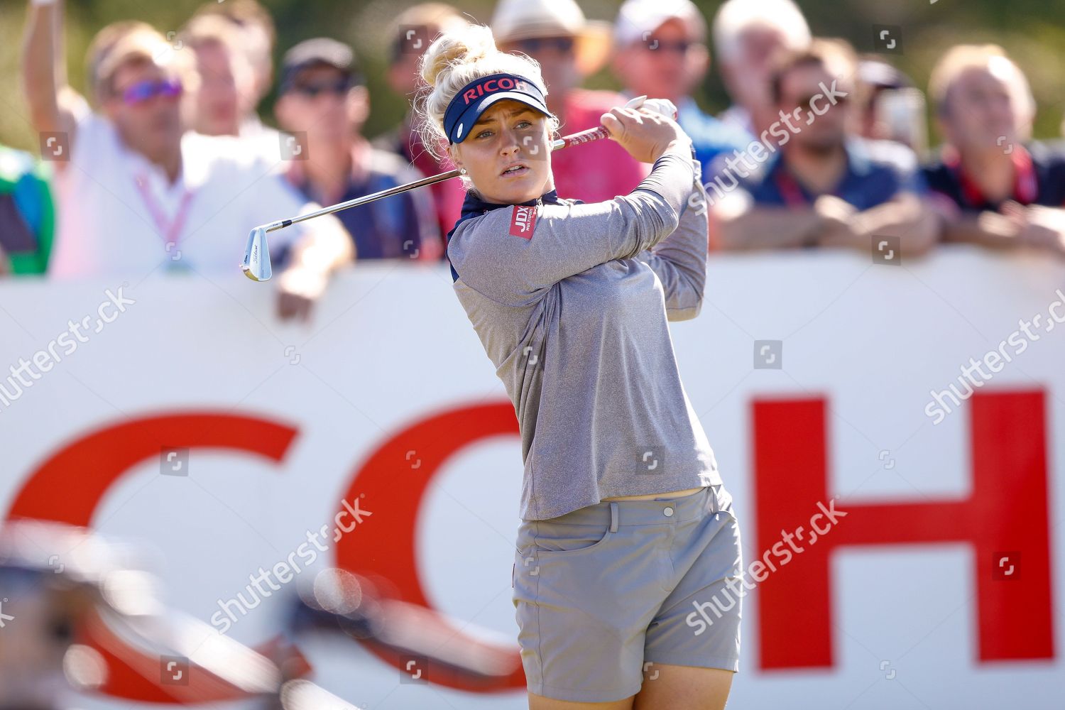 Charley Hull Action During Ricoh Womens Editorial Stock Photo - Stock 