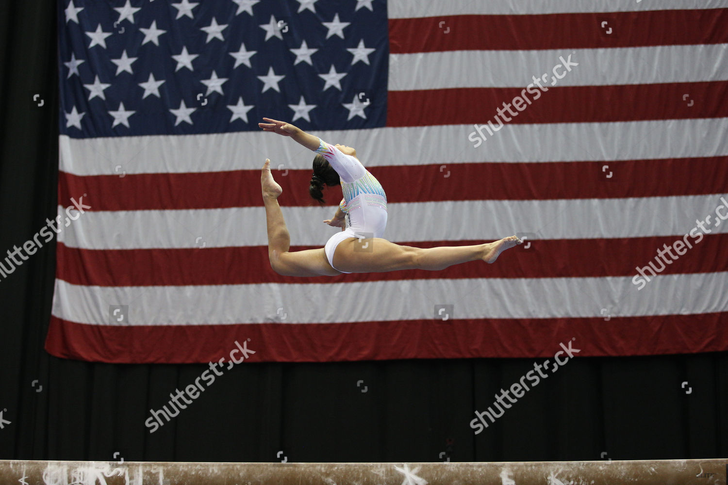 Gymnast Emma Malabuyo Competes During Gk Editorial Stock Photo - Stock ...