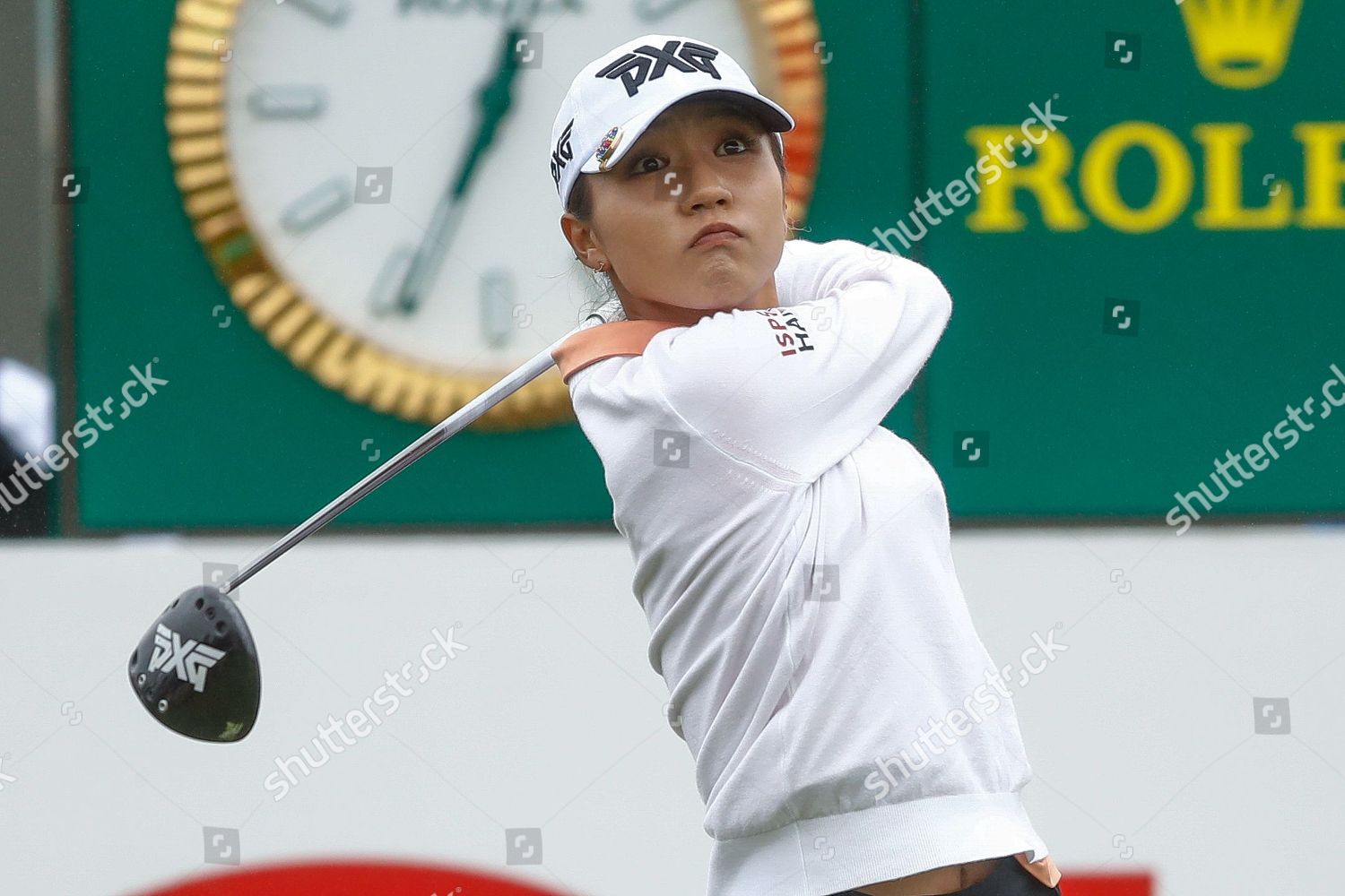 Lydia Ko Tees Off 18th During Editorial Stock Photo - Stock Image