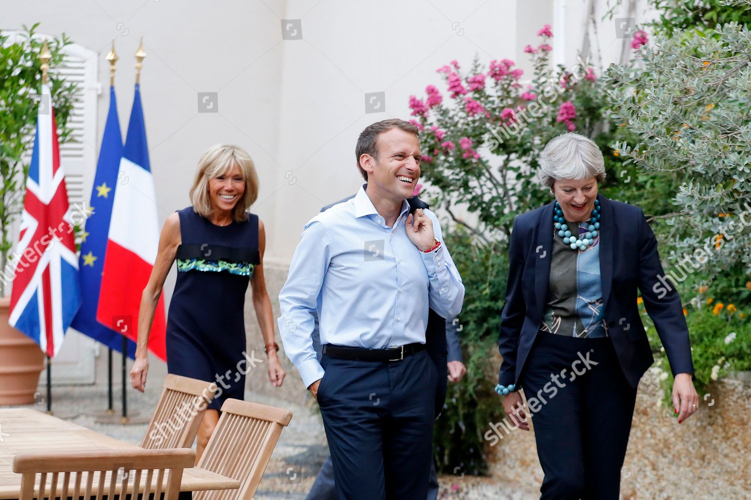 French President Emmanuel Macron C French First Editorial Stock Photo Stock Image Shutterstock