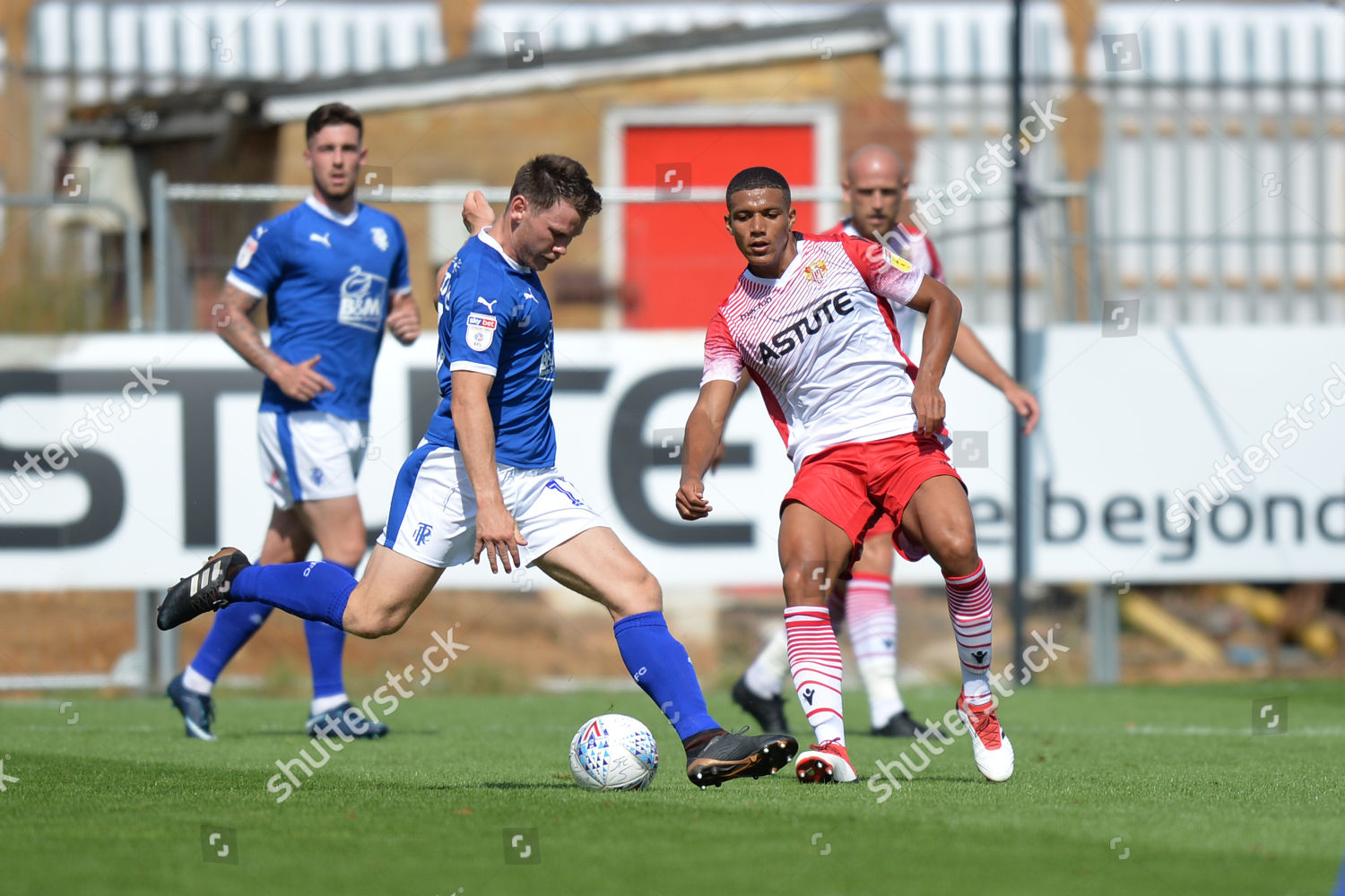 Connor Jennings Tranmere Rovers Luther Wildin Editorial Stock Photo