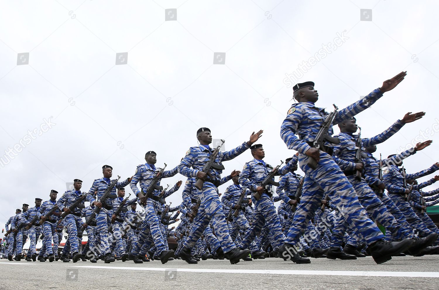 Ivory Coast National Gendarmerie Forces March Parade Photos Editoriales Libres De Droits Image Libre De Droits Shutterstock