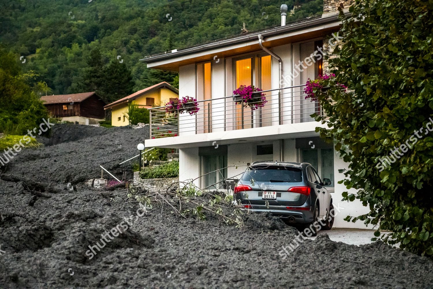 River Losentse Which Came Out Bed Caused Editorial Stock Photo