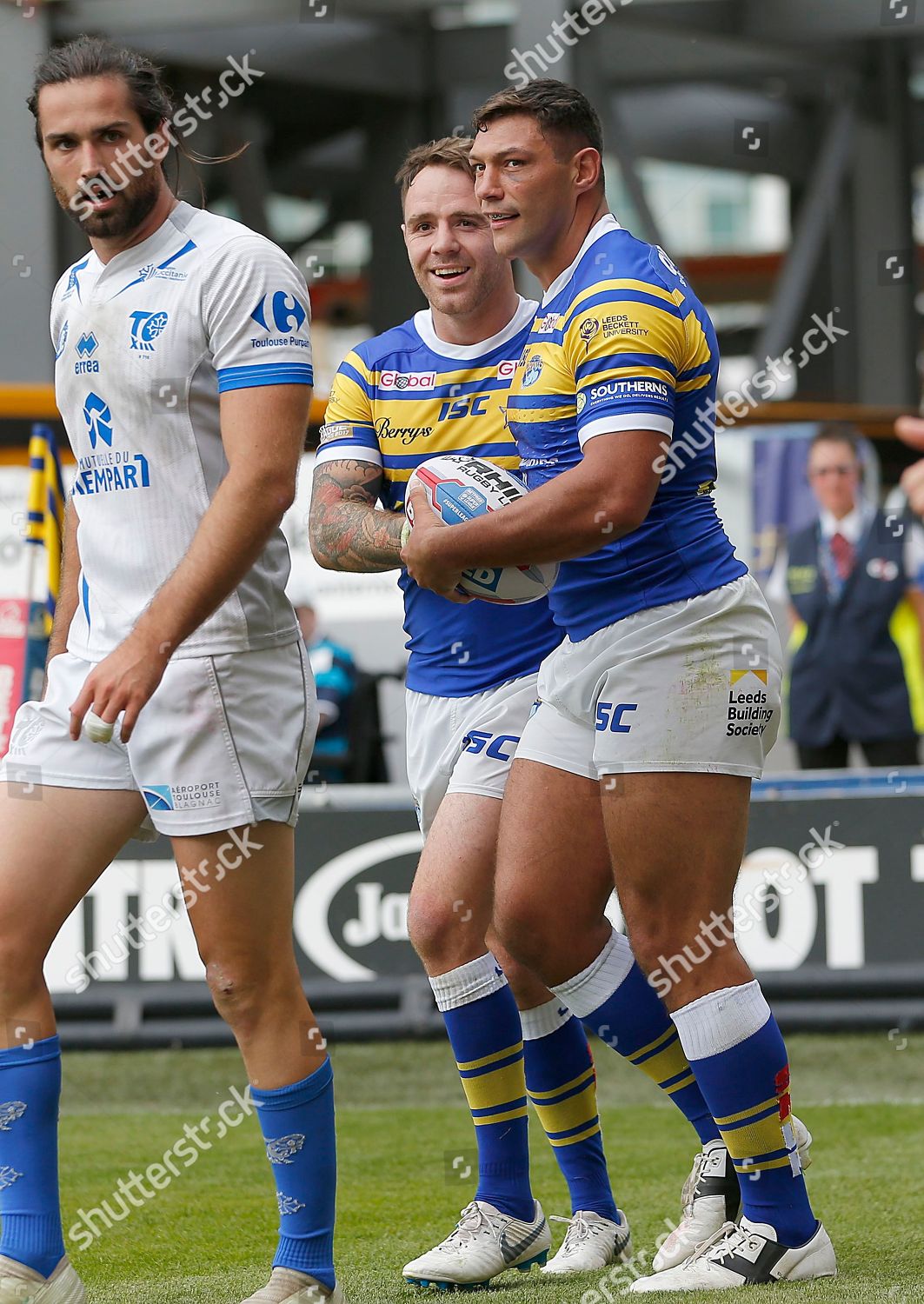 Ryan Hall Leeds Rhinos Touches Down Editorial Stock Photo - Stock Image ...