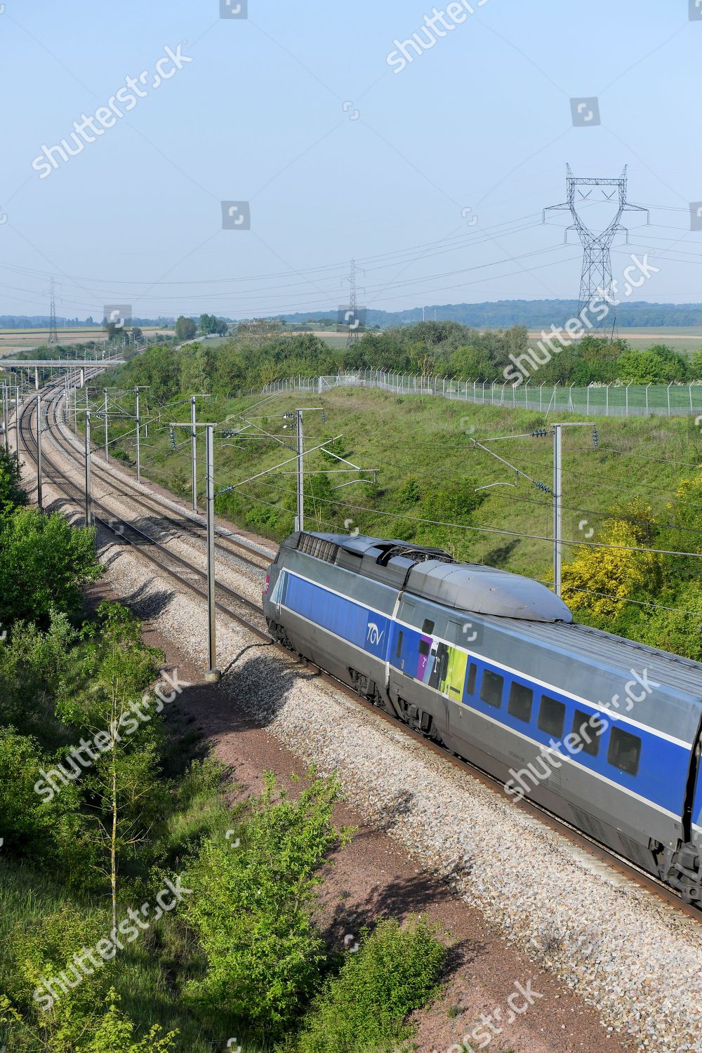 Tgv Network Runs On Lgv Nord Editorial Stock Photo Stock Image