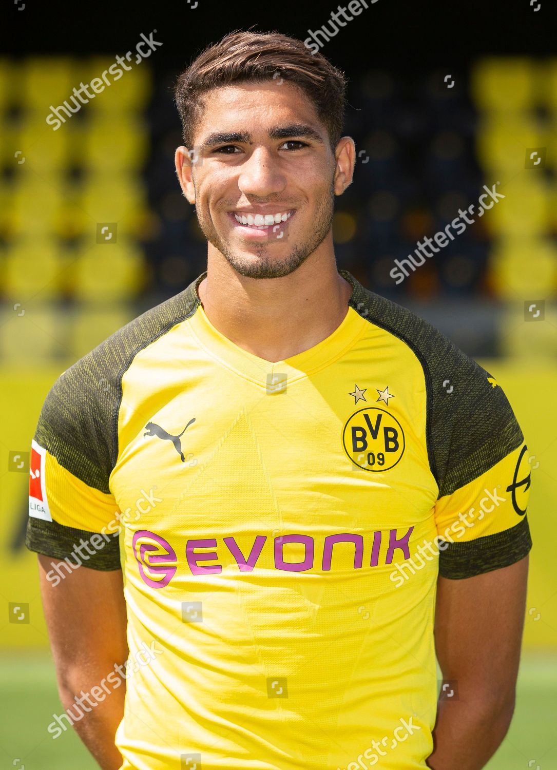 Achraf Hakimi Borussia Dortmund During Team Editorial Stock Photo ...