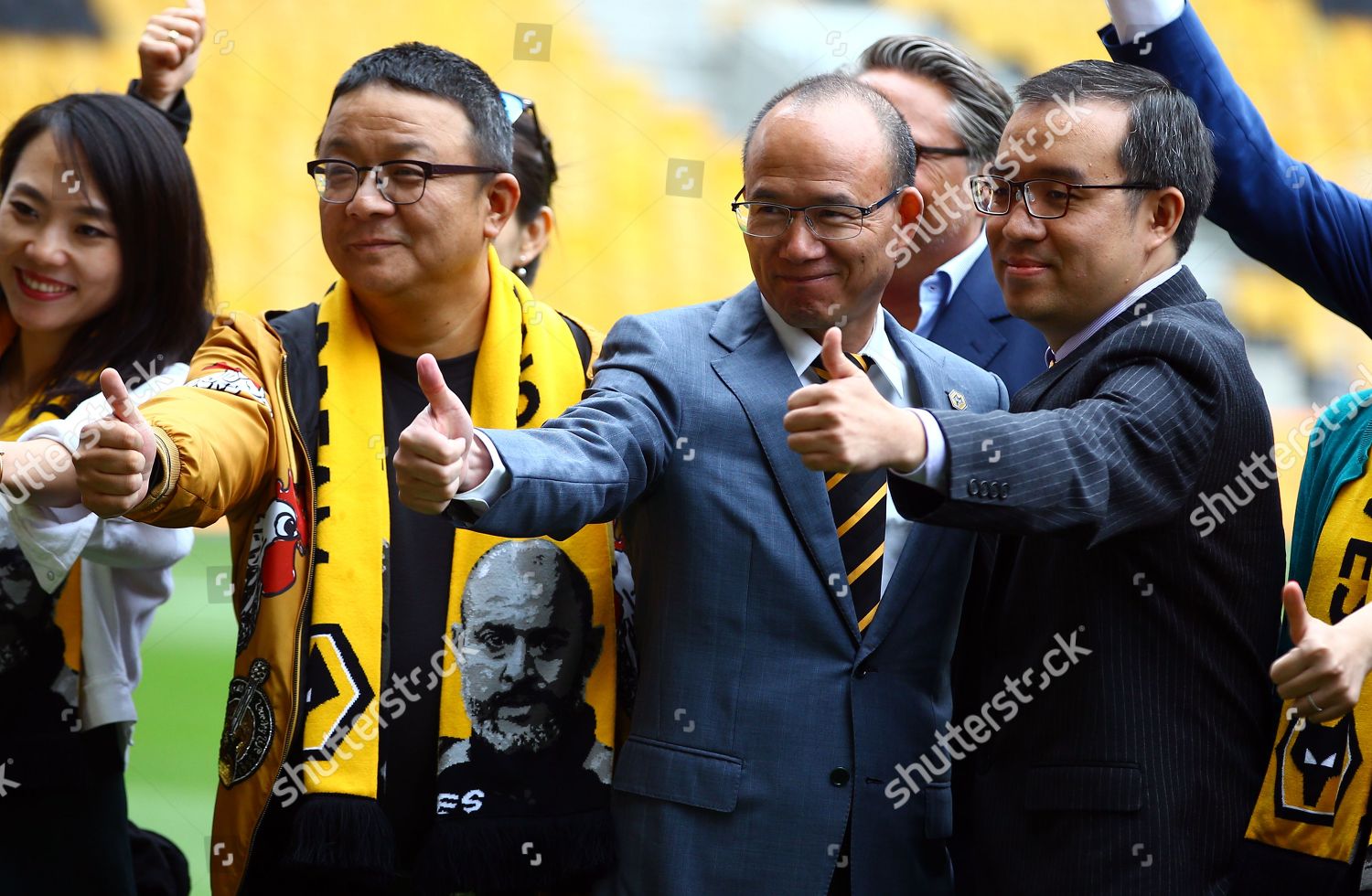 Wolverhampton Wanderers Owner Guo Guangchang Centre Editorial Stock
