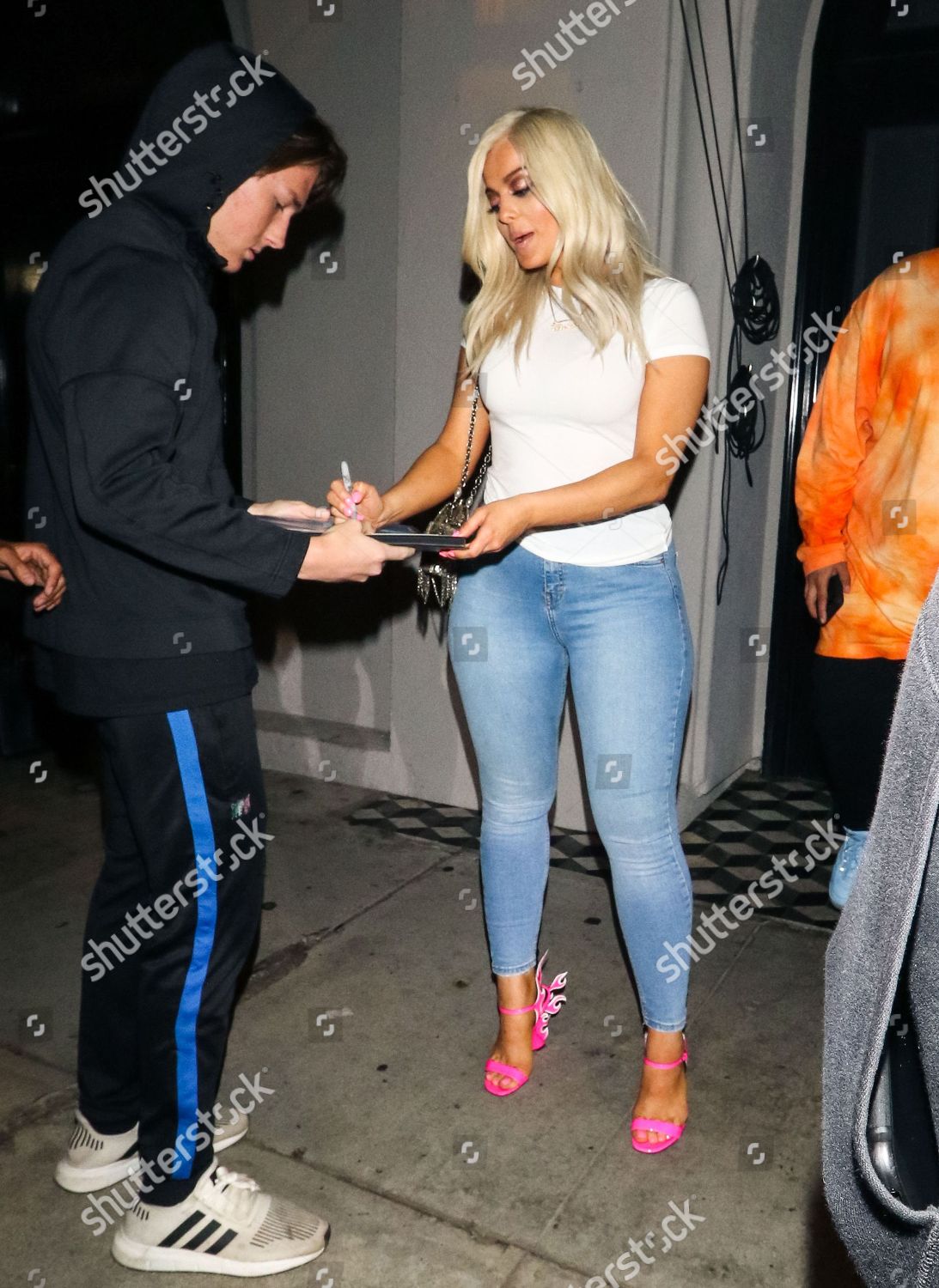 Bebe Rexha Craigs Restaurant Editorial Stock Photo - Stock Image