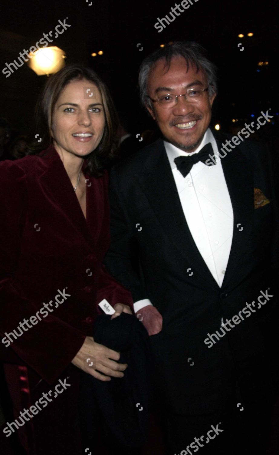 David Tang His Wife Lucy Wastnage Editorial Stock Photo - Stock Image ...