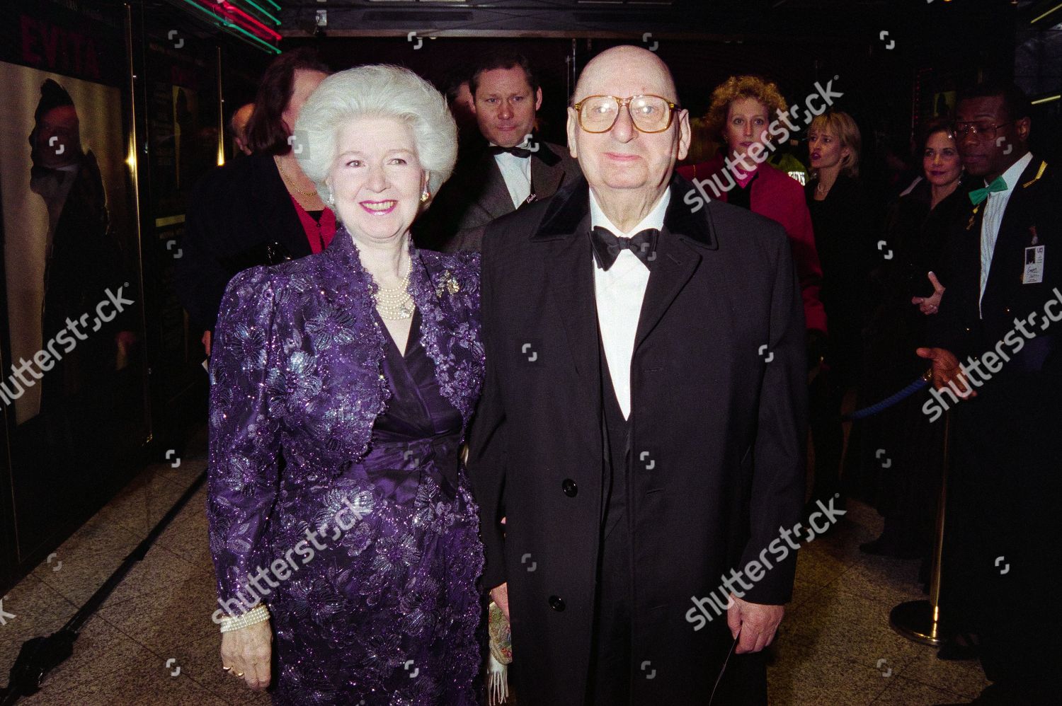 Lord Lew Grade His Wife Lady Editorial Stock Photo - Stock Image ...