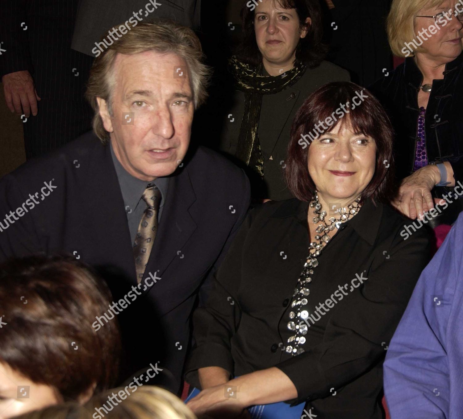 Alan Rickman His Wife Rima Horton Editorial Stock Photo - Stock Image