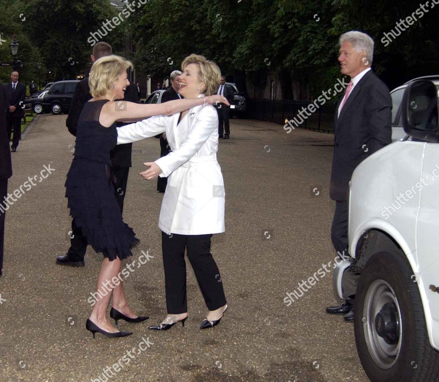 Lady Lynn Forester de Rothschild Greets Hillary Editorial Stock Photo ...