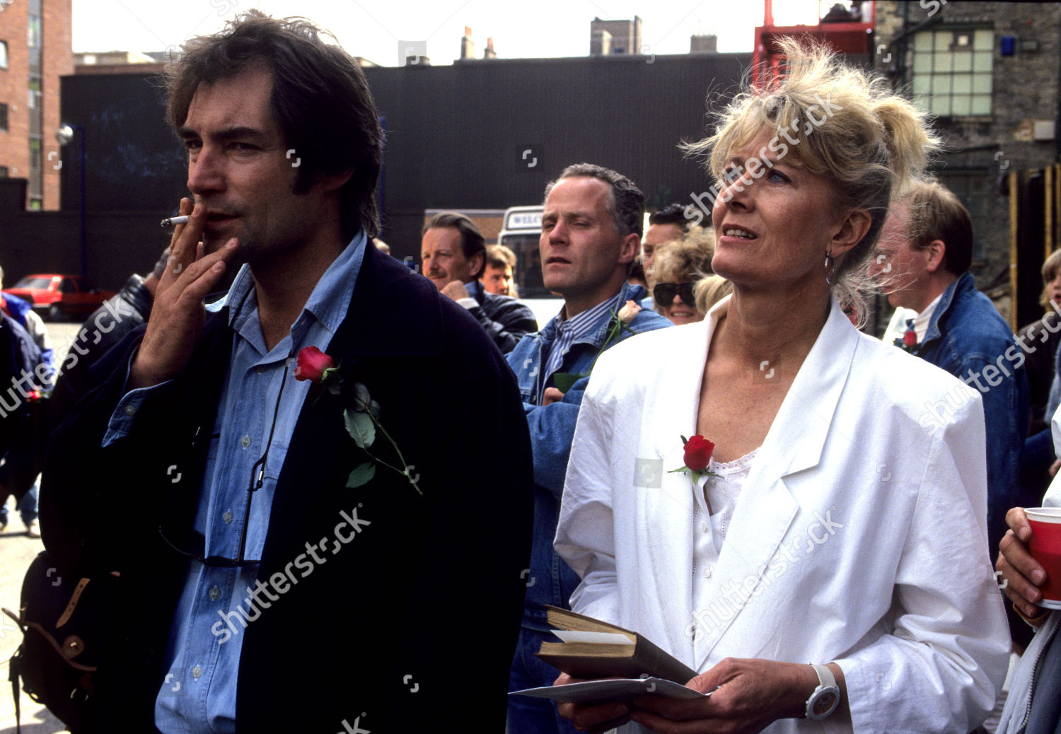 Timothy Dalton His Partner Vanessa Redgrave Editorial Stock Photo ...
