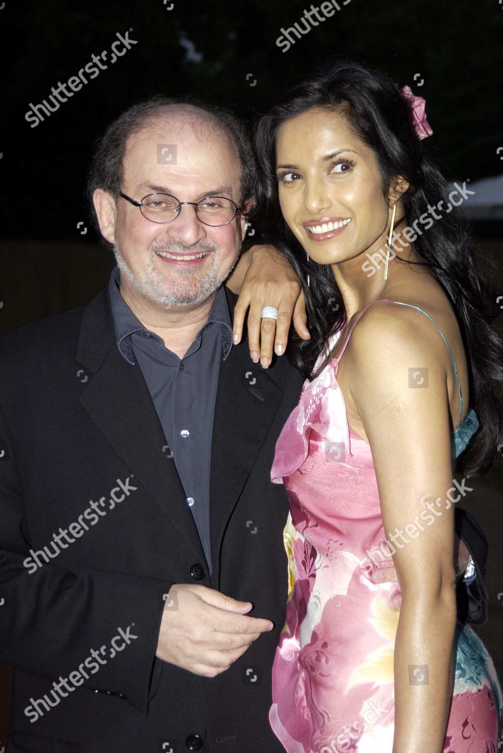 Salman Rushdie His Wife Padma Lakshmi Editorial Stock Photo - Stock ...