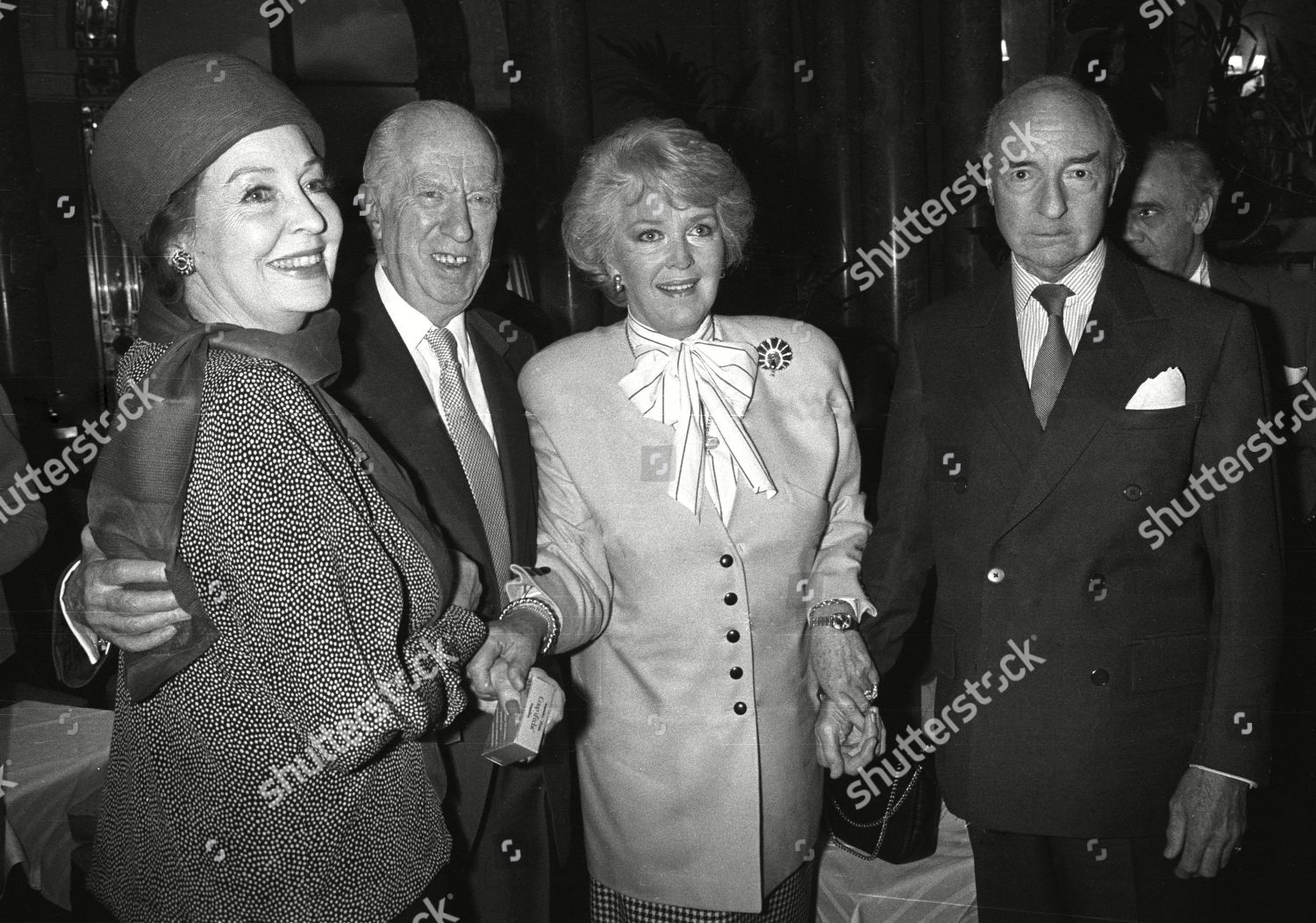 Valerie Hobson Sir Peter Saunders Katie Editorial Stock Photo - Stock ...