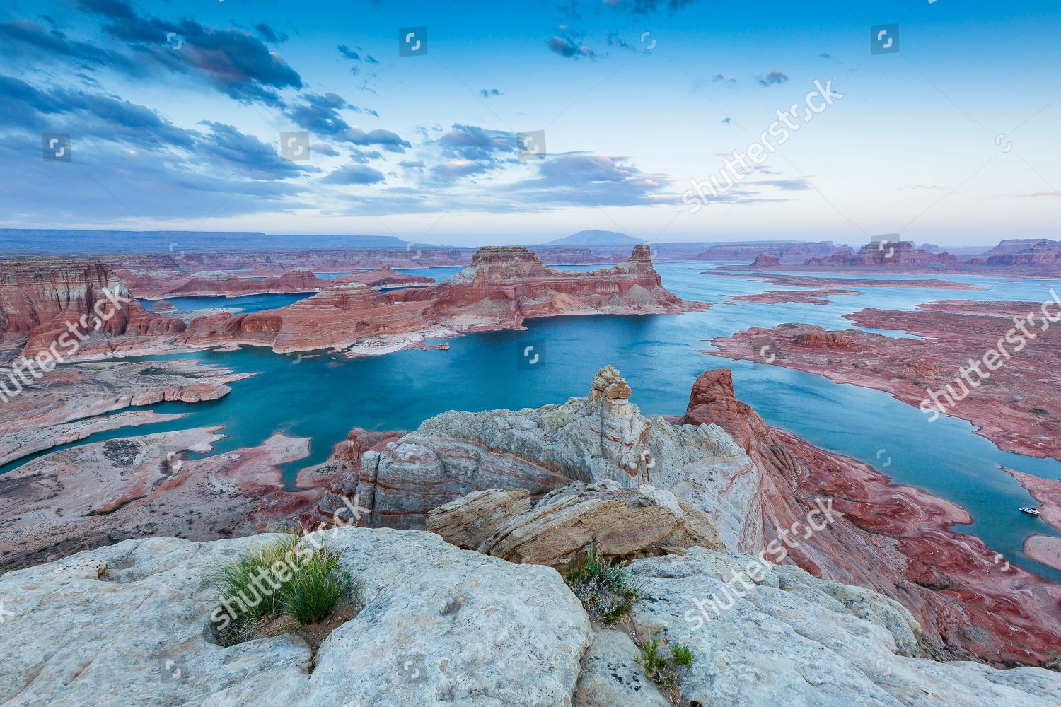 View Gunsight Bay Towering Overlook Editorial Stock Photo Stock Image