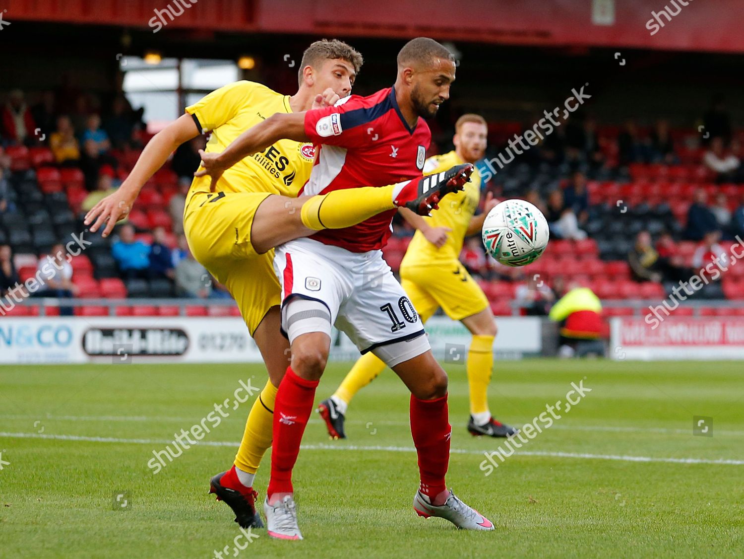 Harrison Biggins Fleetwood Town Jordan Bowery Editorial Stock Photo ...