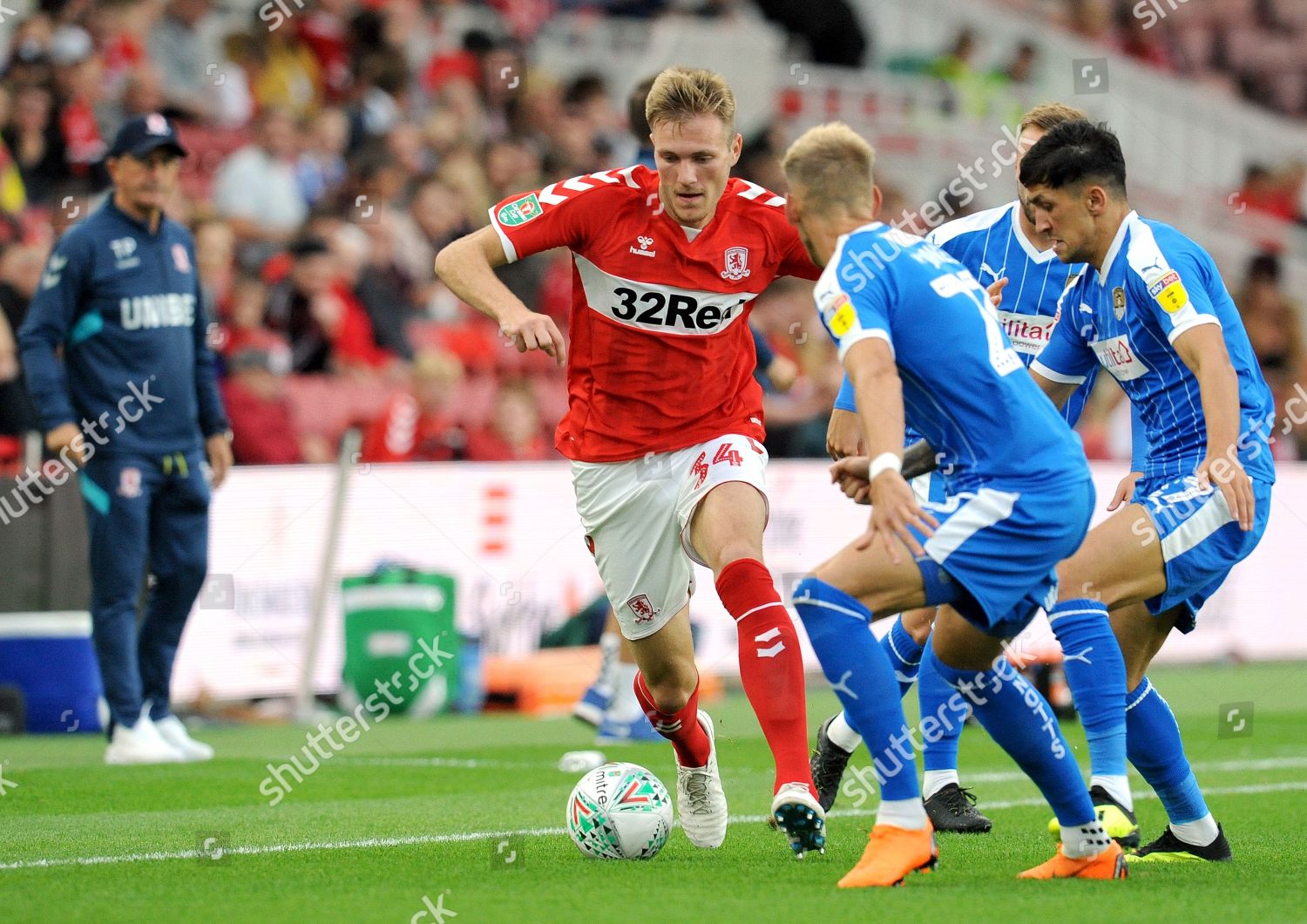 Enes Mahmutovic Middlesbrough Takes On Daniel Editorial Stock Photo ...