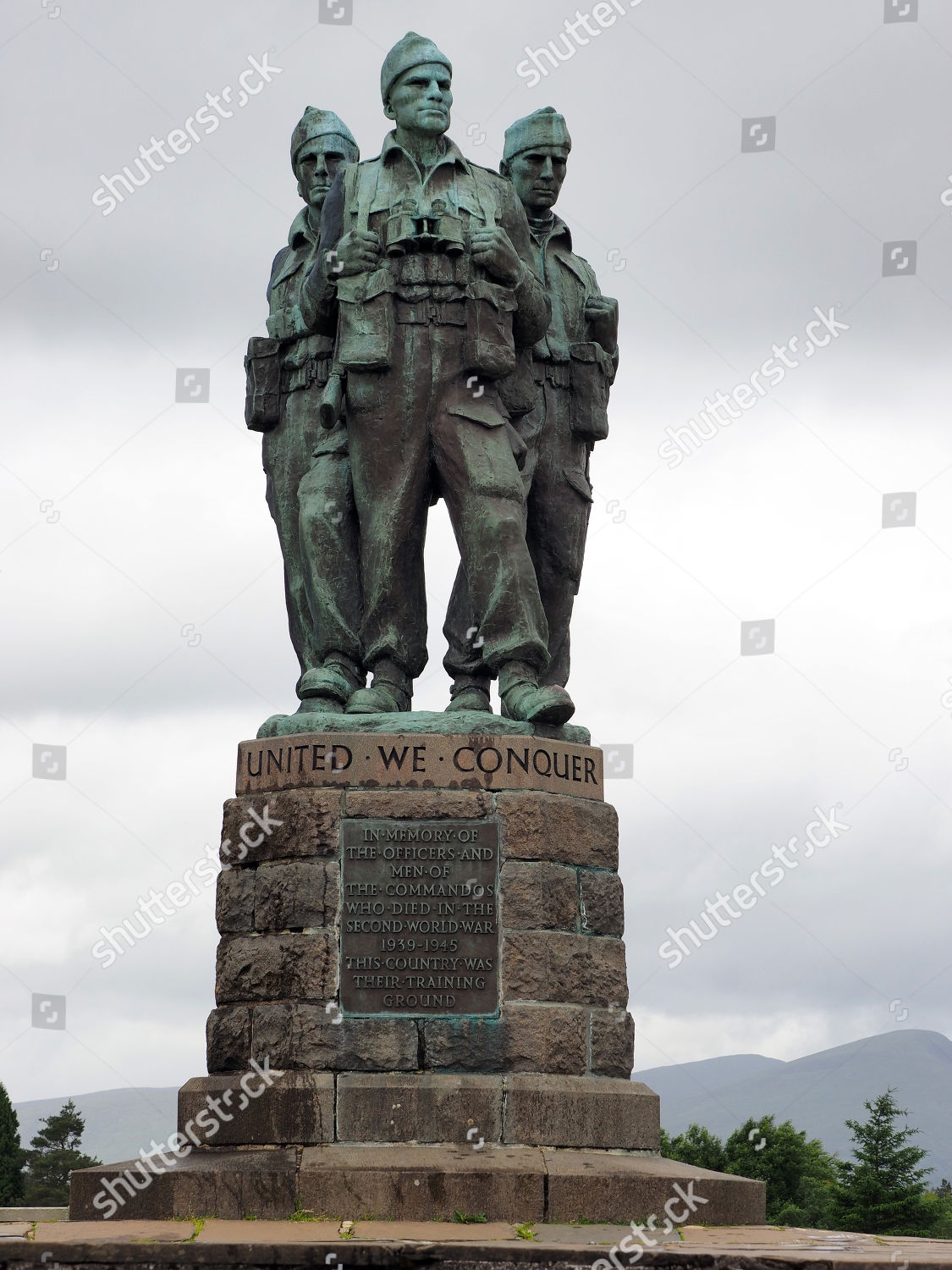 Royal Marines Commando Memorial Spean Bridge Editorial Stock Photo ...