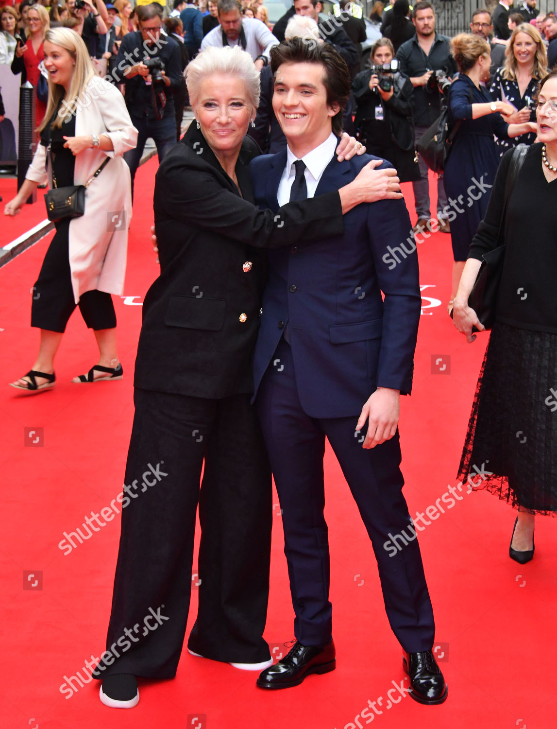 Emma Thompson Fionn Whitehead Editorial Stock Photo Stock Image Shutterstock