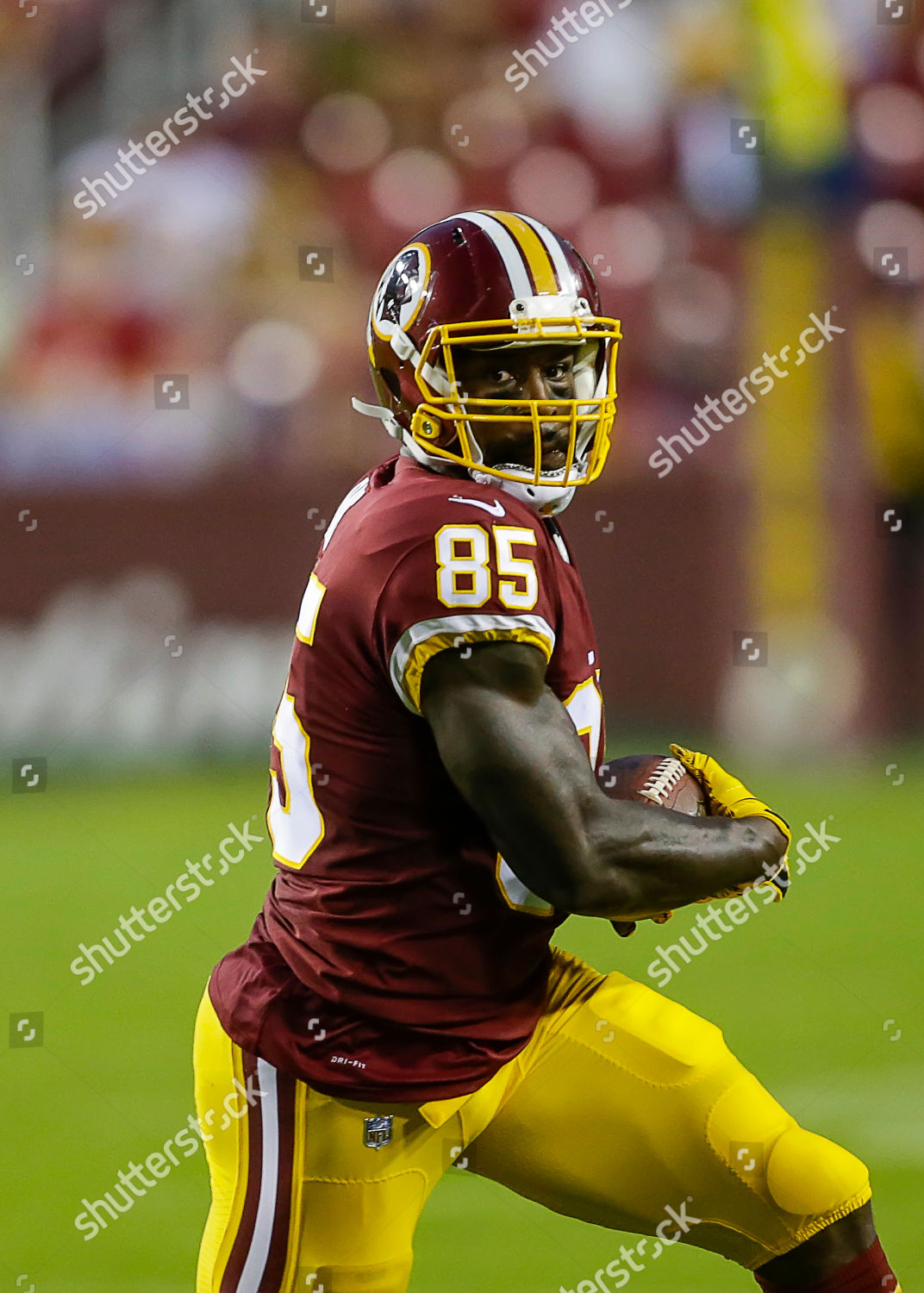 Washington Redskins Te 85 Vernon Davis Editorial Stock Photo