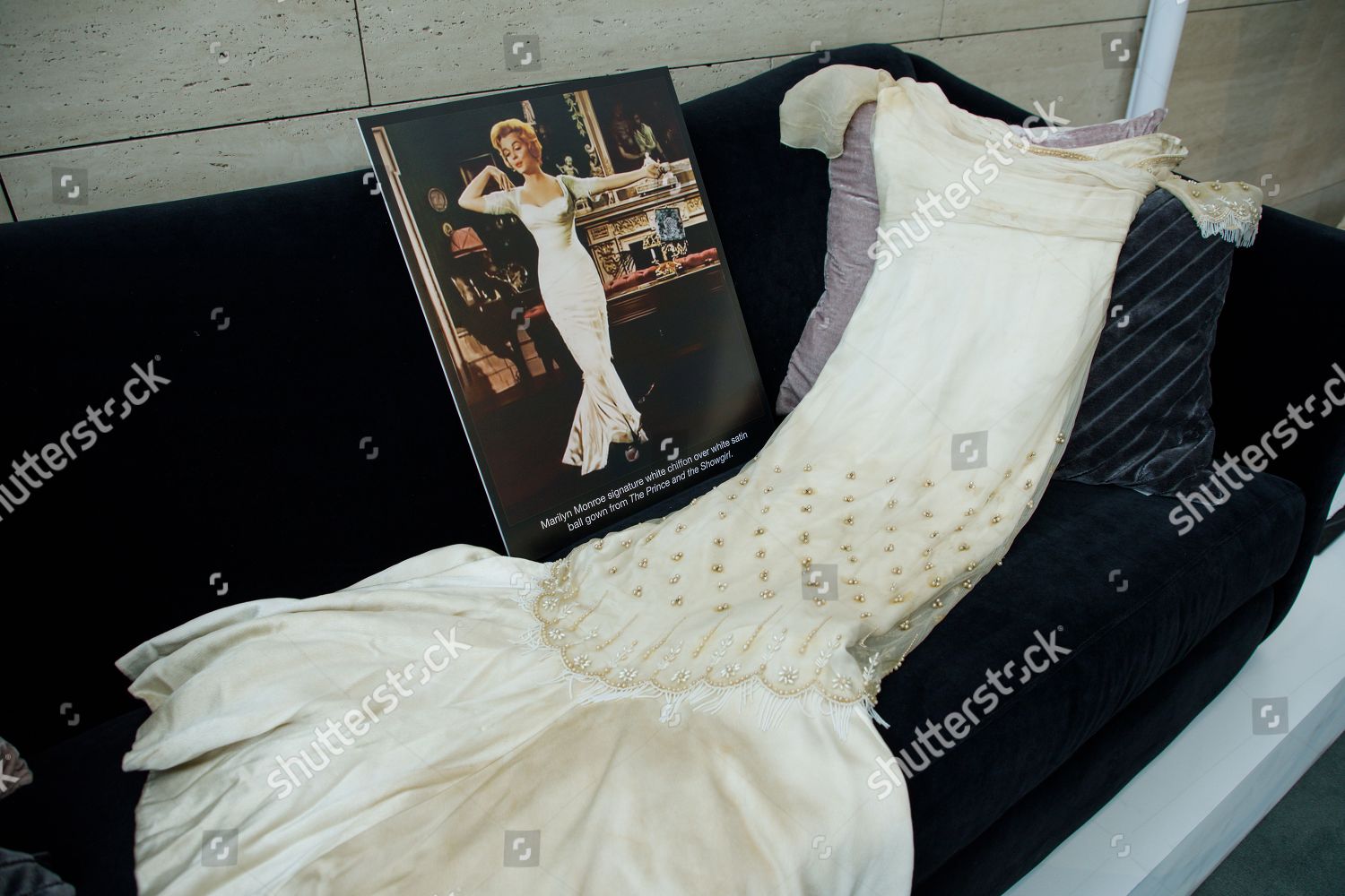Photograph Dress Worn By Iconic Actress Marilyn Editorial Stock