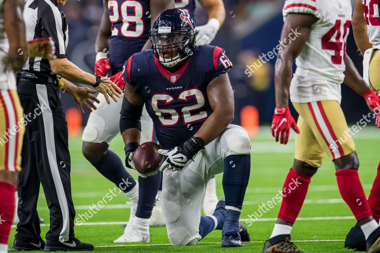 Houston Texans Offensive Guard Chad Slade Editorial Stock Photo