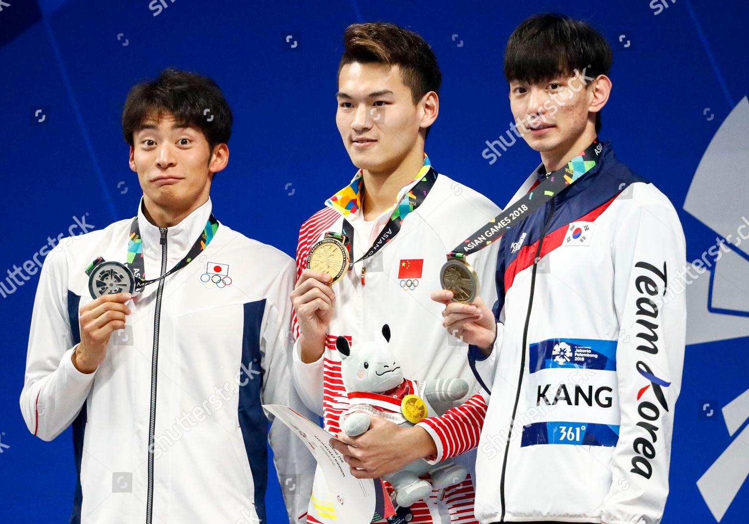 Gold Medalist Xu Jiayu China C Editorial Stock Photo - Stock Image