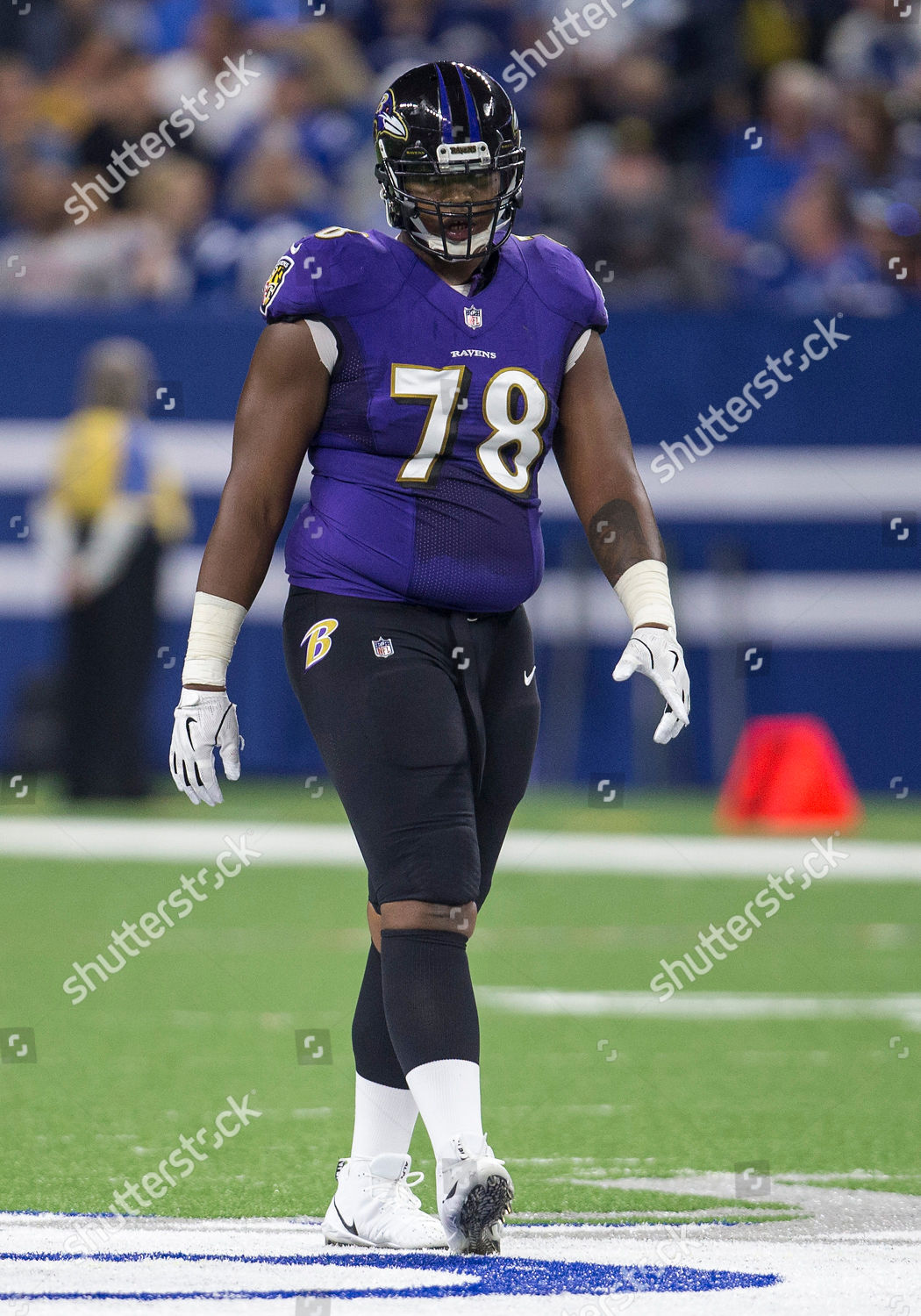 Baltimore Ravens offensive lineman Orlando Brown Jr Foto editorial en stock; Imagen en ...
