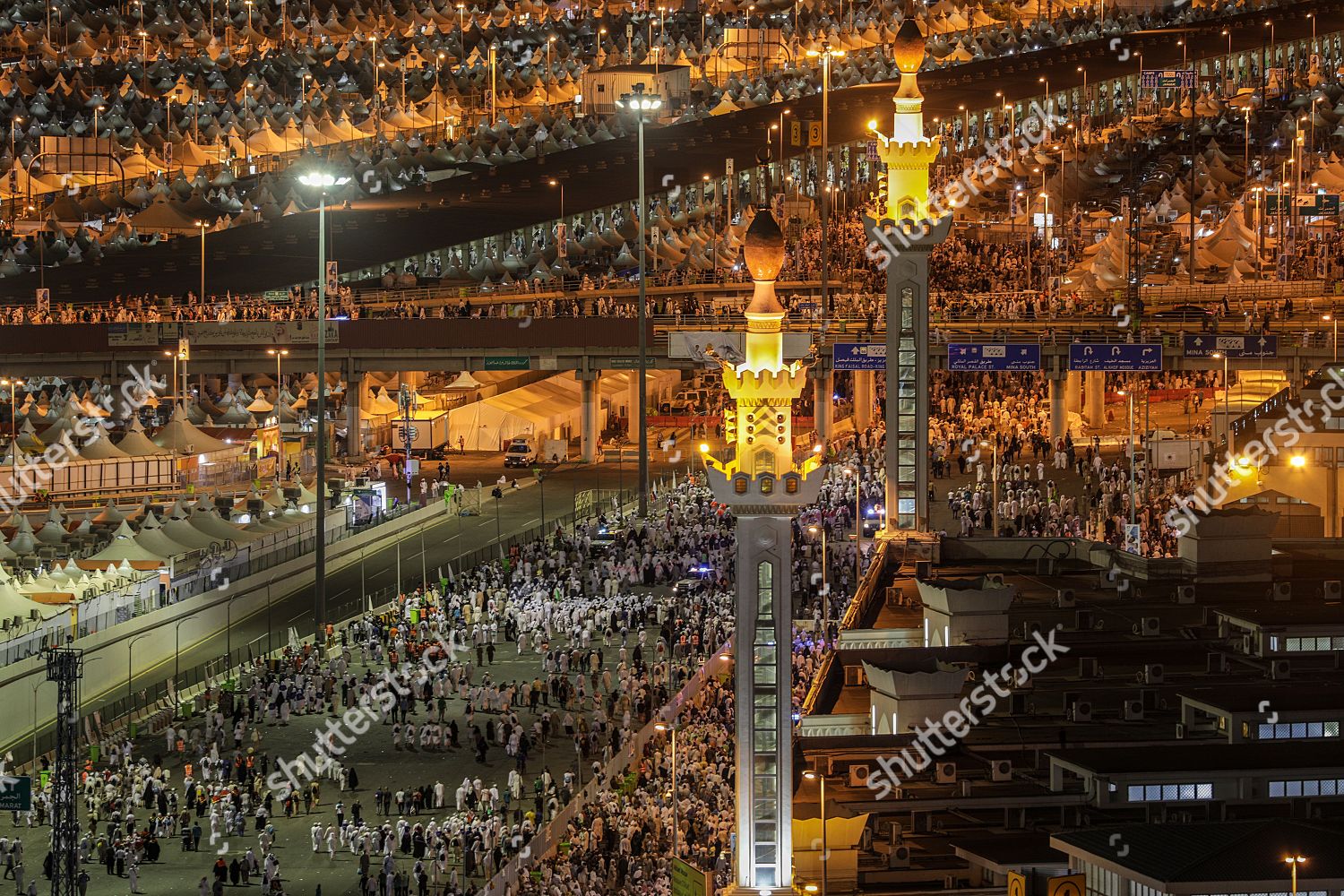 General View Tent City Mina Muslim Pilgrims Editorial Stock Photo Stock Image Shutterstock