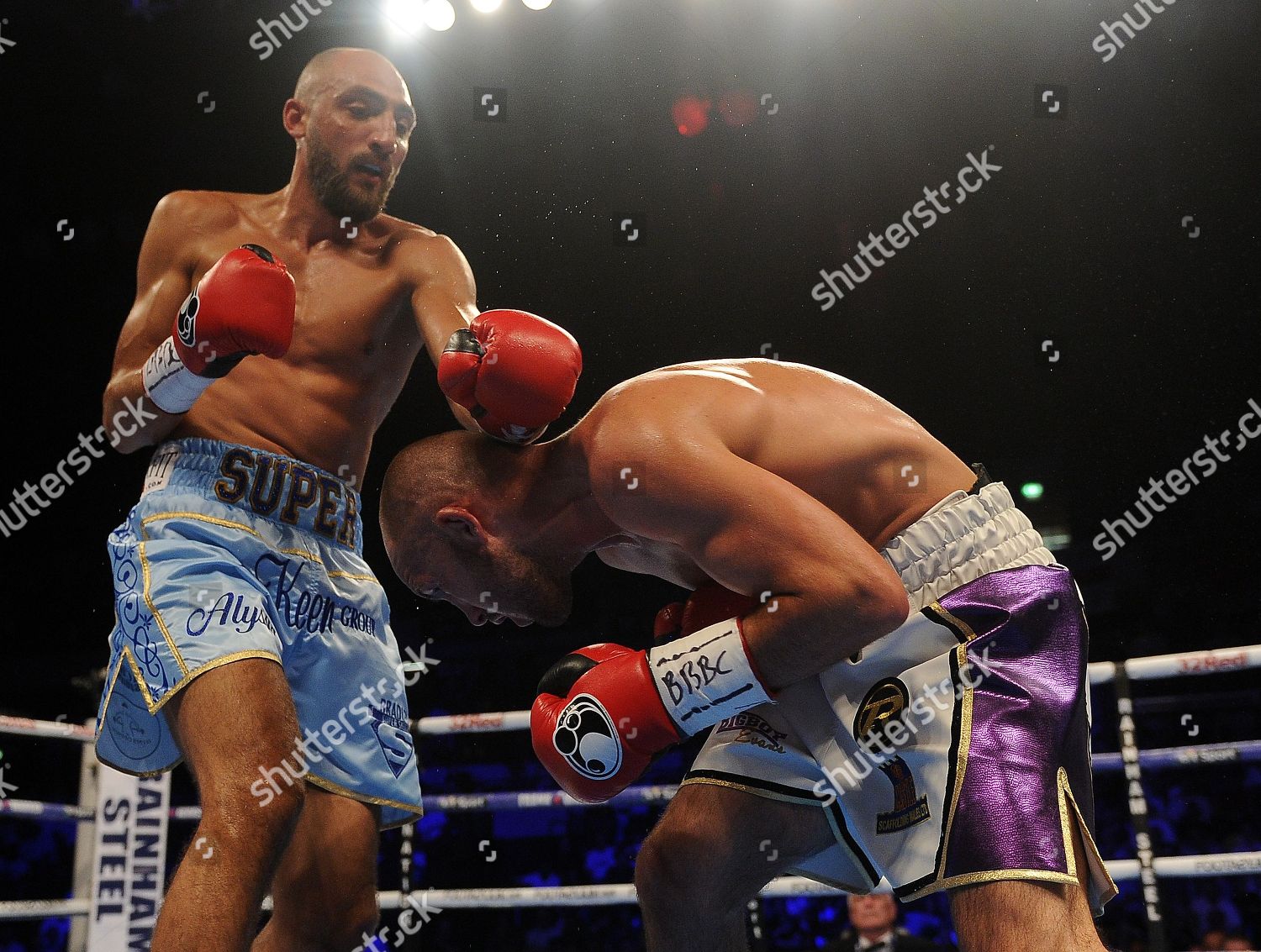 Boxnation Boxing Copperbox Arena 080717 Bradley Editorial Stock Photo