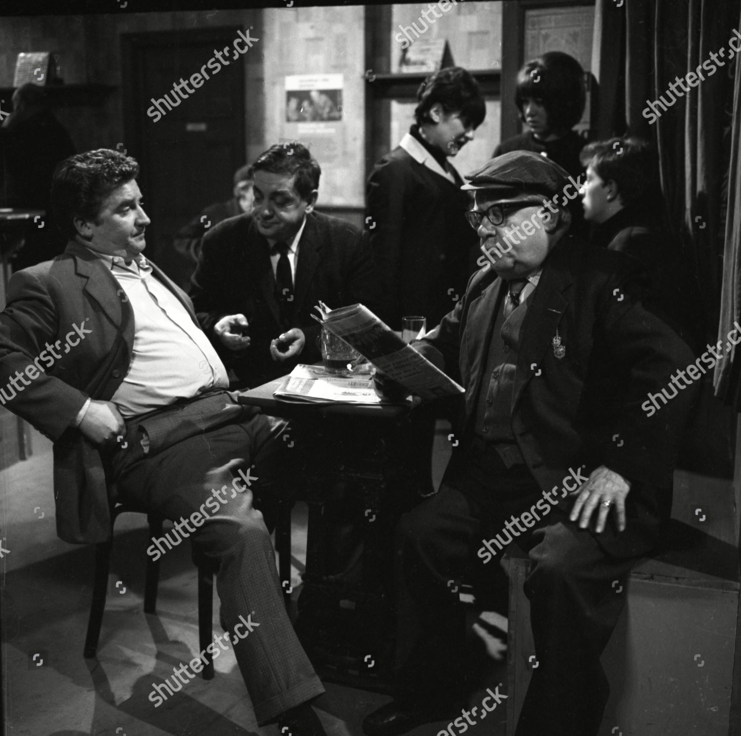 Peter Adamson Len Fairclough Frank Pemberton Editorial Stock Photo ...