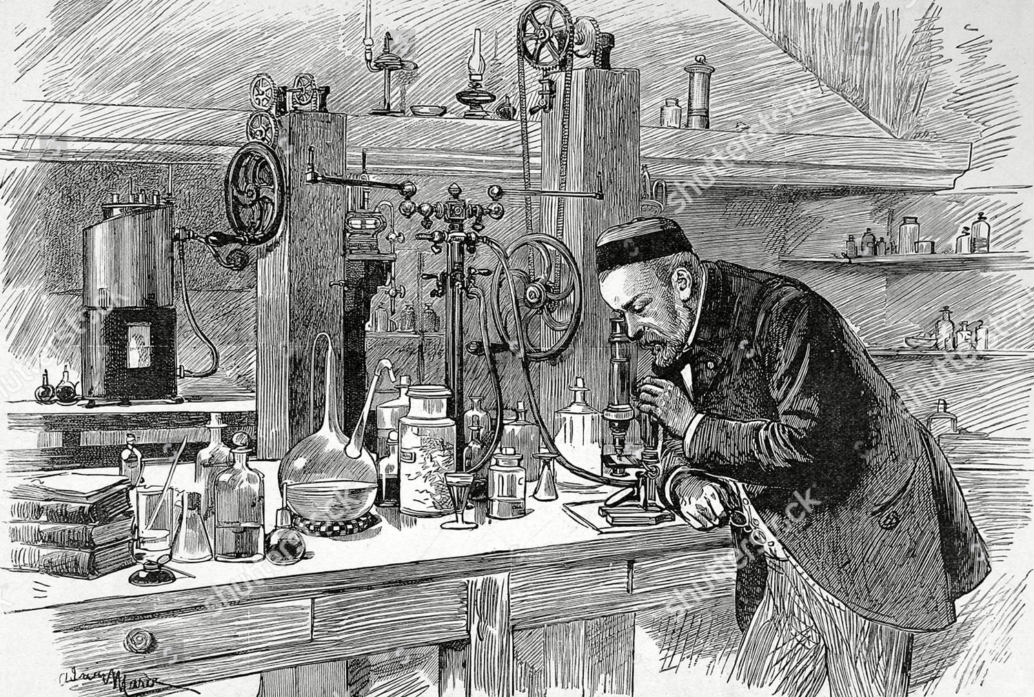 Louis Pasteur Born 1822 He Studied Editorial Stock Photo - Stock Image ...