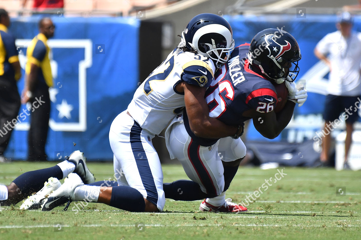 August 25, 2018 Los Angeles, CA.Houston Texans defensive back