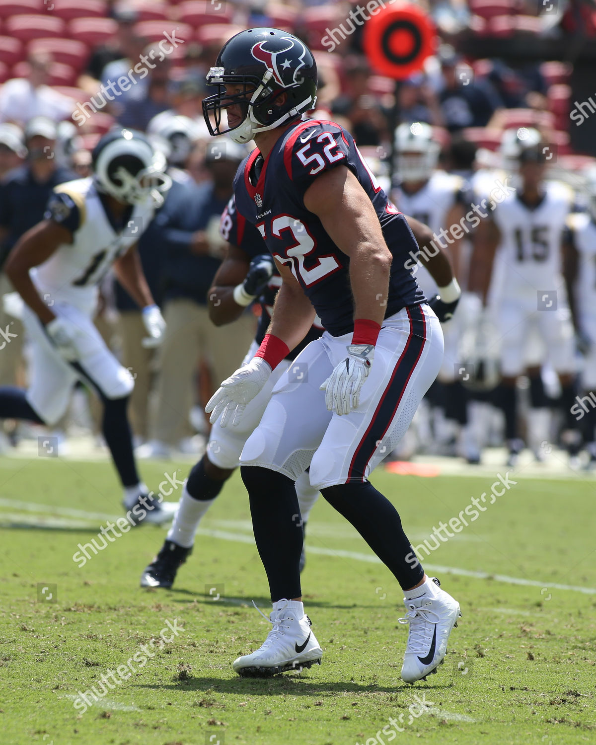 Los Angeles Cahouston Texans Linebacker Brian Editorial Stock Photo - Stock  Image