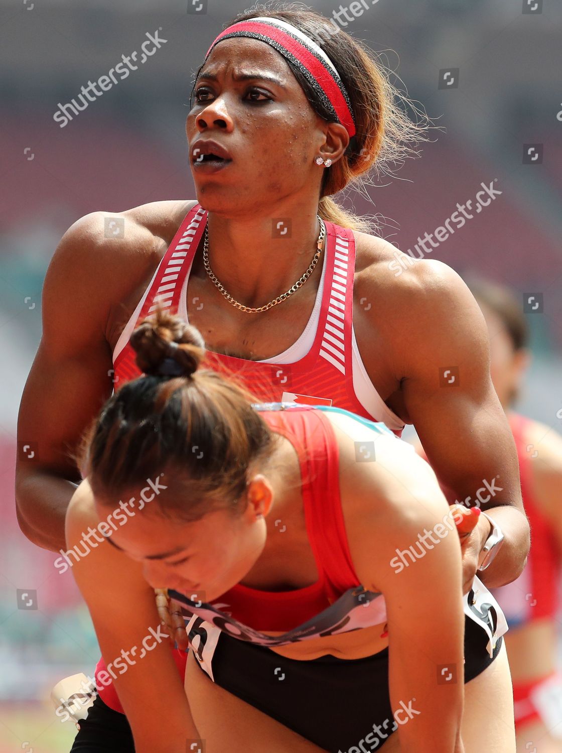 Oluwakemi Adekoya Back Bahrain Eri Utsunomiya Editorial Stock Photo