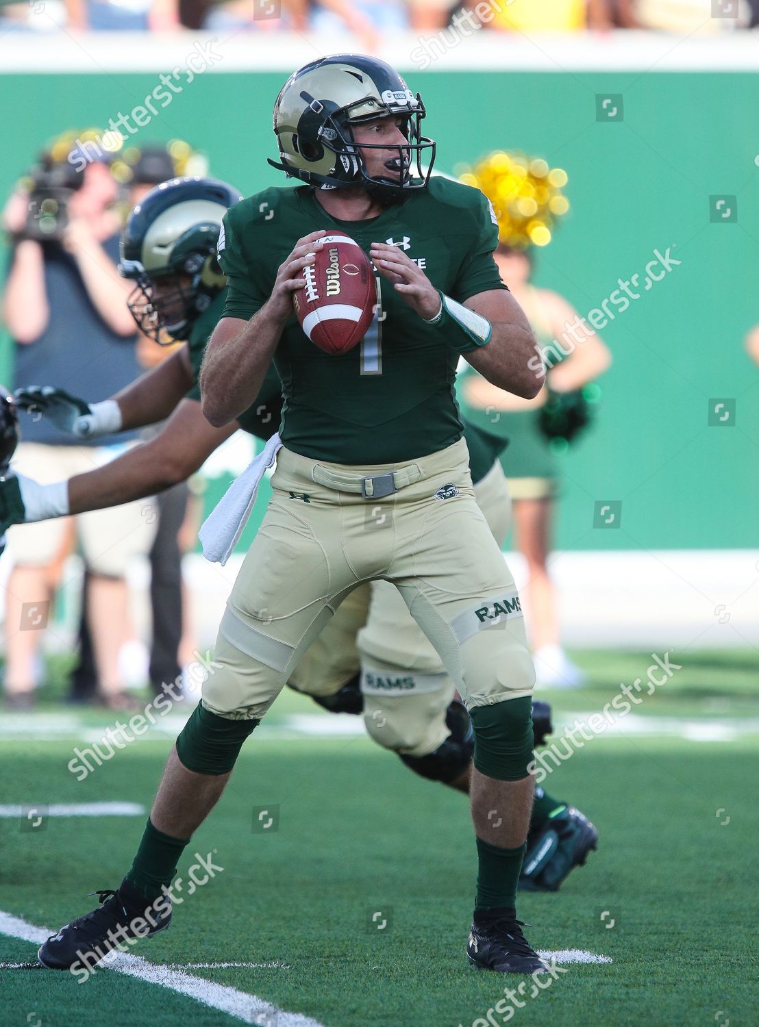 Colorado State Qb Kj Cartasamuels Drops Editorial Stock Photo - Stock ...