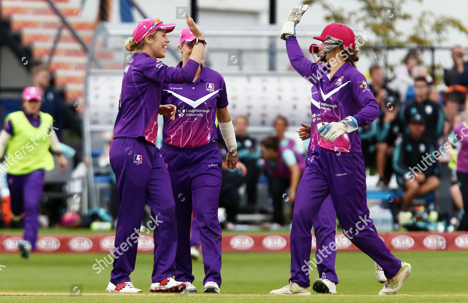 Georgia Adams Loughborough Lightning Celebrates Catching Editorial ...