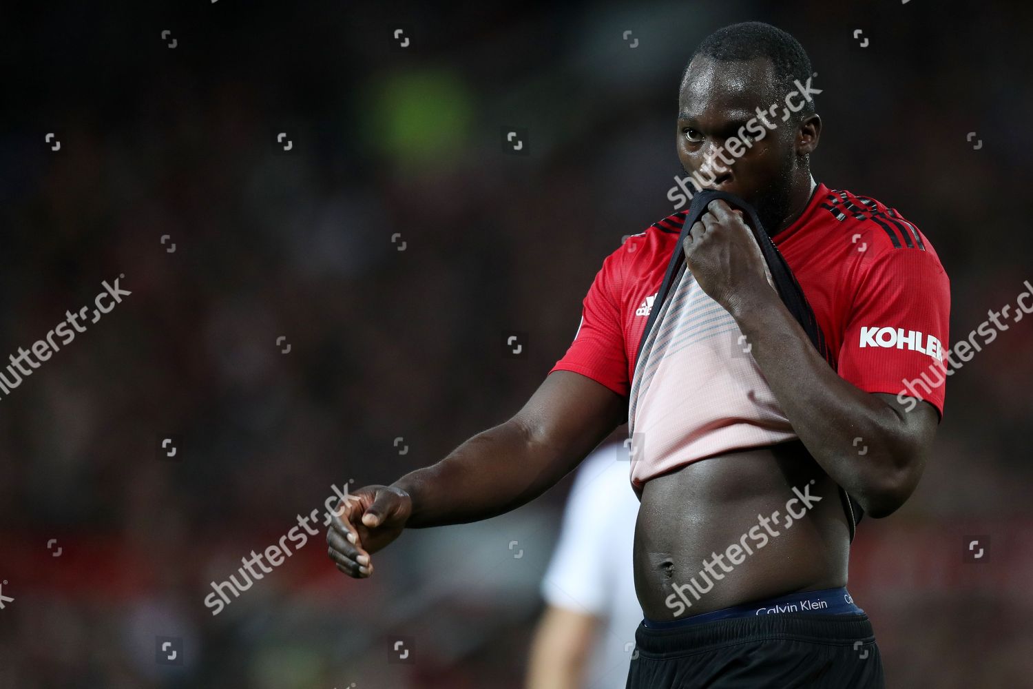 Romelu Lukaku Manchester United Editorial Stock Photo - Stock Image