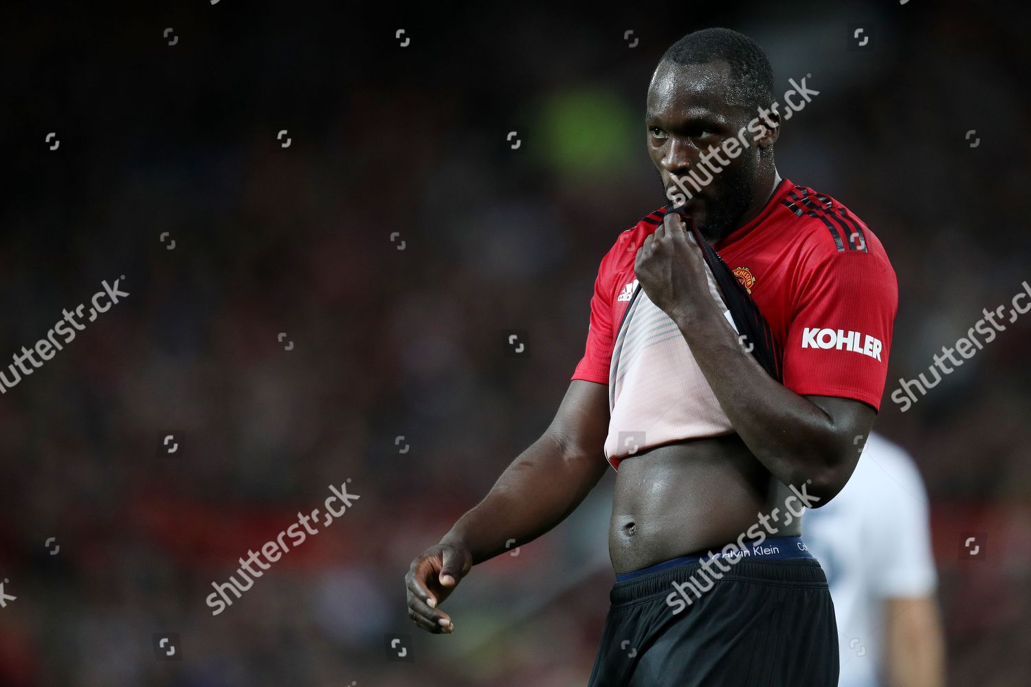 Romelu Lukaku Manchester United Editorial Stock Photo - Stock Image