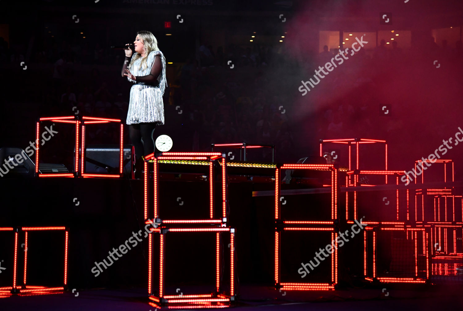 Kelly Clarkson Sings Opening Ceremony Editorial Stock Photo Stock