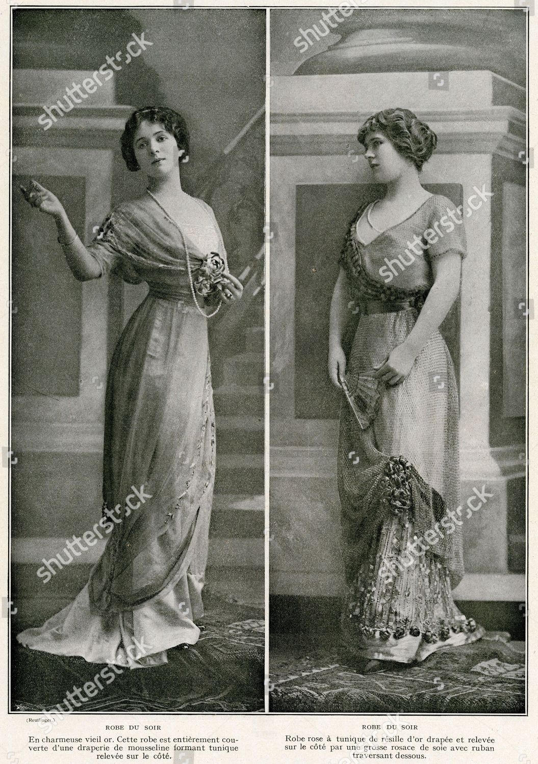 1910 evening dress